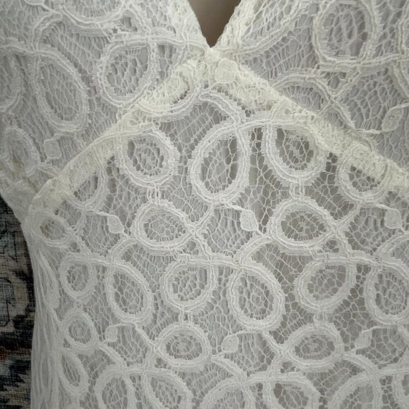Walter Baker Caroline Dress Size 10 Ivory Lace New With Tag MIni - Picture 5 of 14